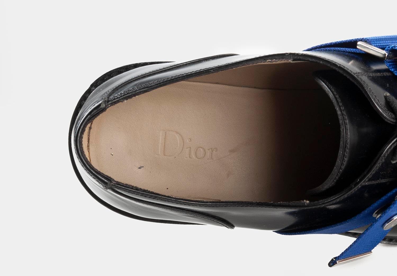 Dior Homme Herren Schuhe AW15 Derbys Größe EUR 40 ½, S693 im Zustand „Hervorragend“ im Angebot in Kaunas, LT
