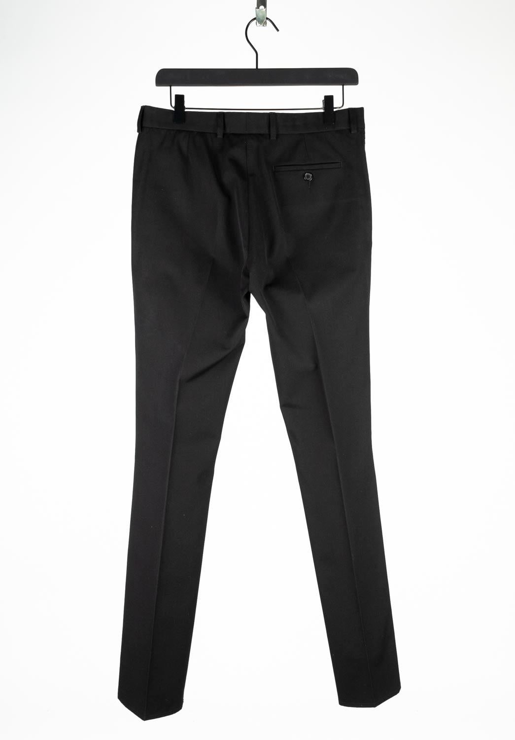 Dior Homme Men Trousers SS04 by Hedi Slimane Dress Pants, ITA Size 46 (M) In Excellent Condition For Sale In Kaunas, LT