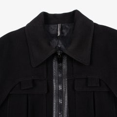 Dior Homme Men's Bomber Jacket AW 2006 Black Wool Cashmere M