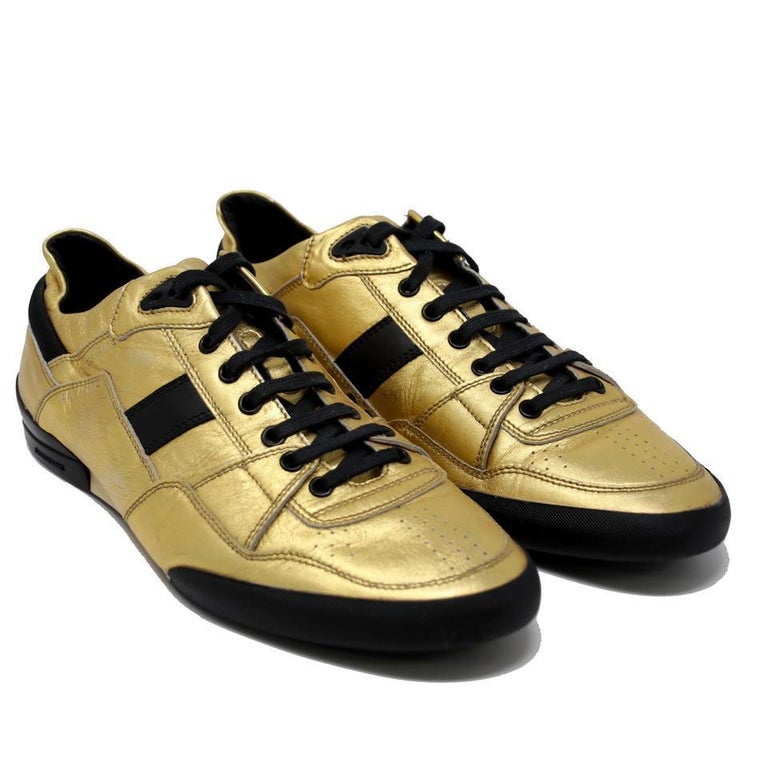 DIOR HOMME⚡B22 Bee logo nylon fabric leather runner sneakers size 43EU/10US