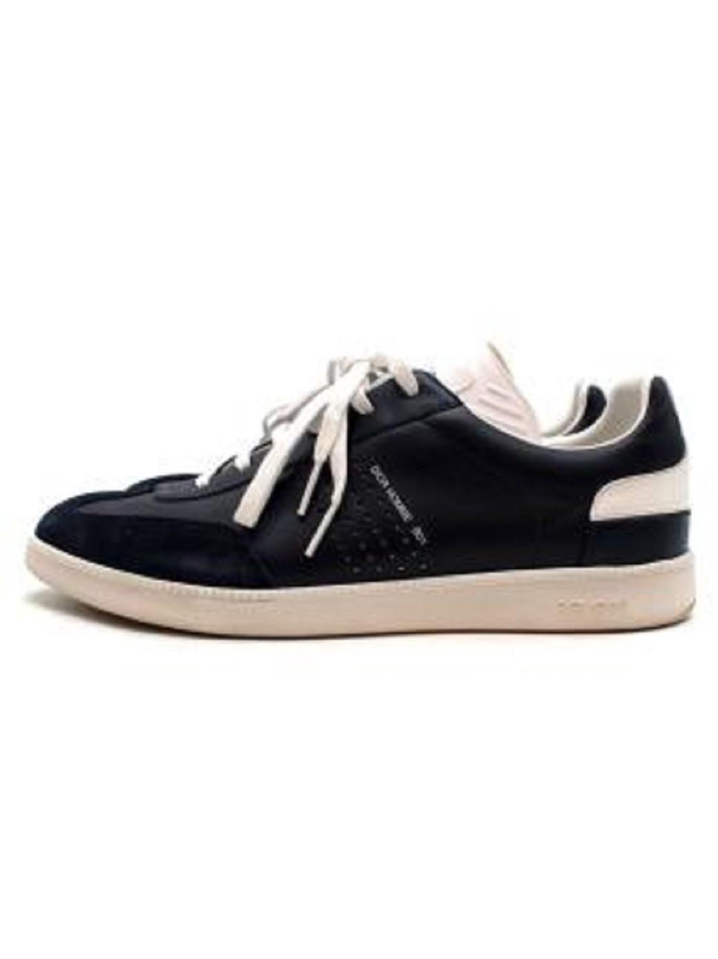 Dior Homme Chaussures en cuir bleu marine B01 Bon état - En vente à London, GB