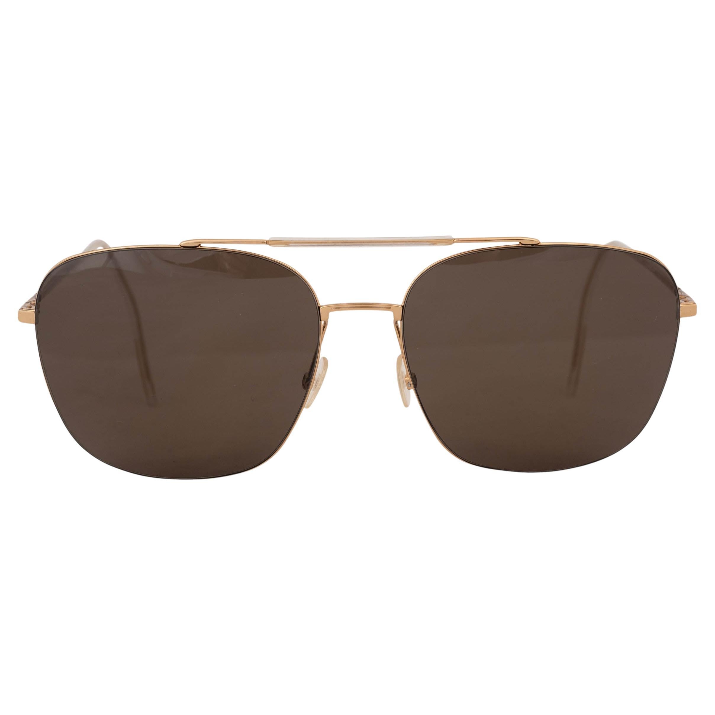 DIOR HOMME roségoldene Metall-Sonnenbrille SQURE 0195FS im Angebot