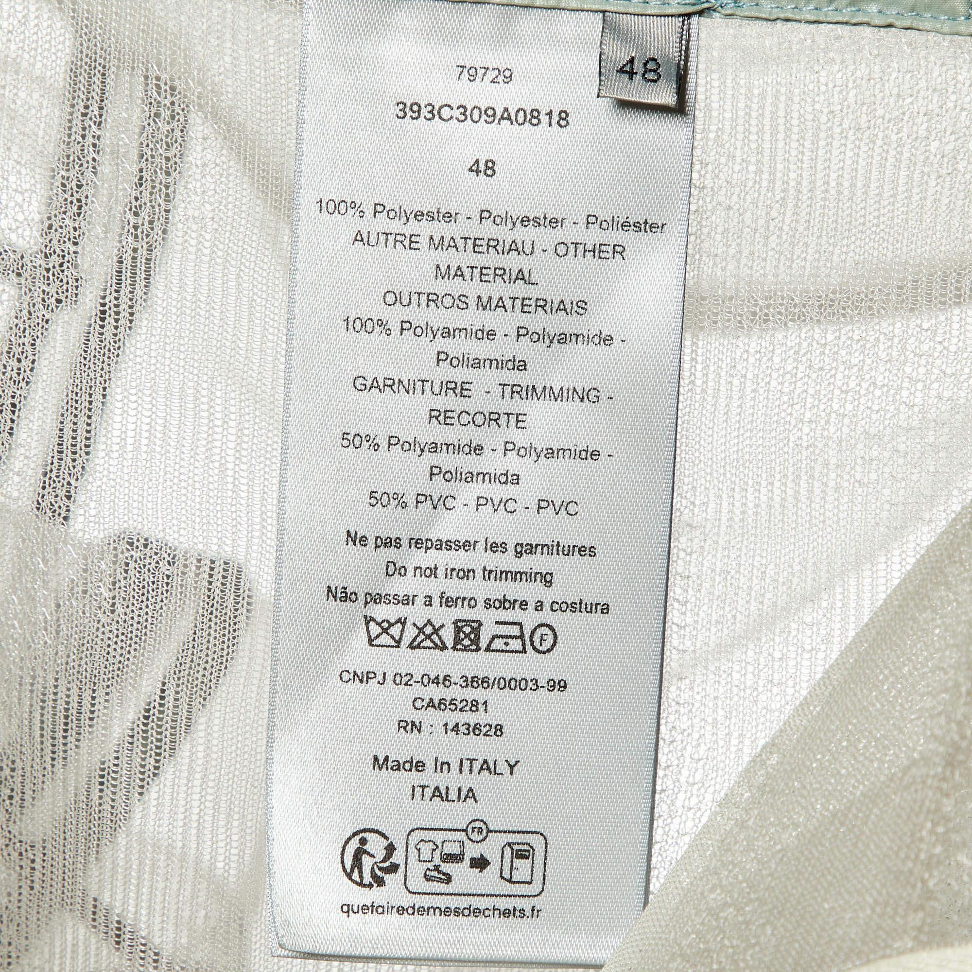 Dior Homme Greene & Greene Greene Hood's Long en tulle transparent  A&M. en vente 1