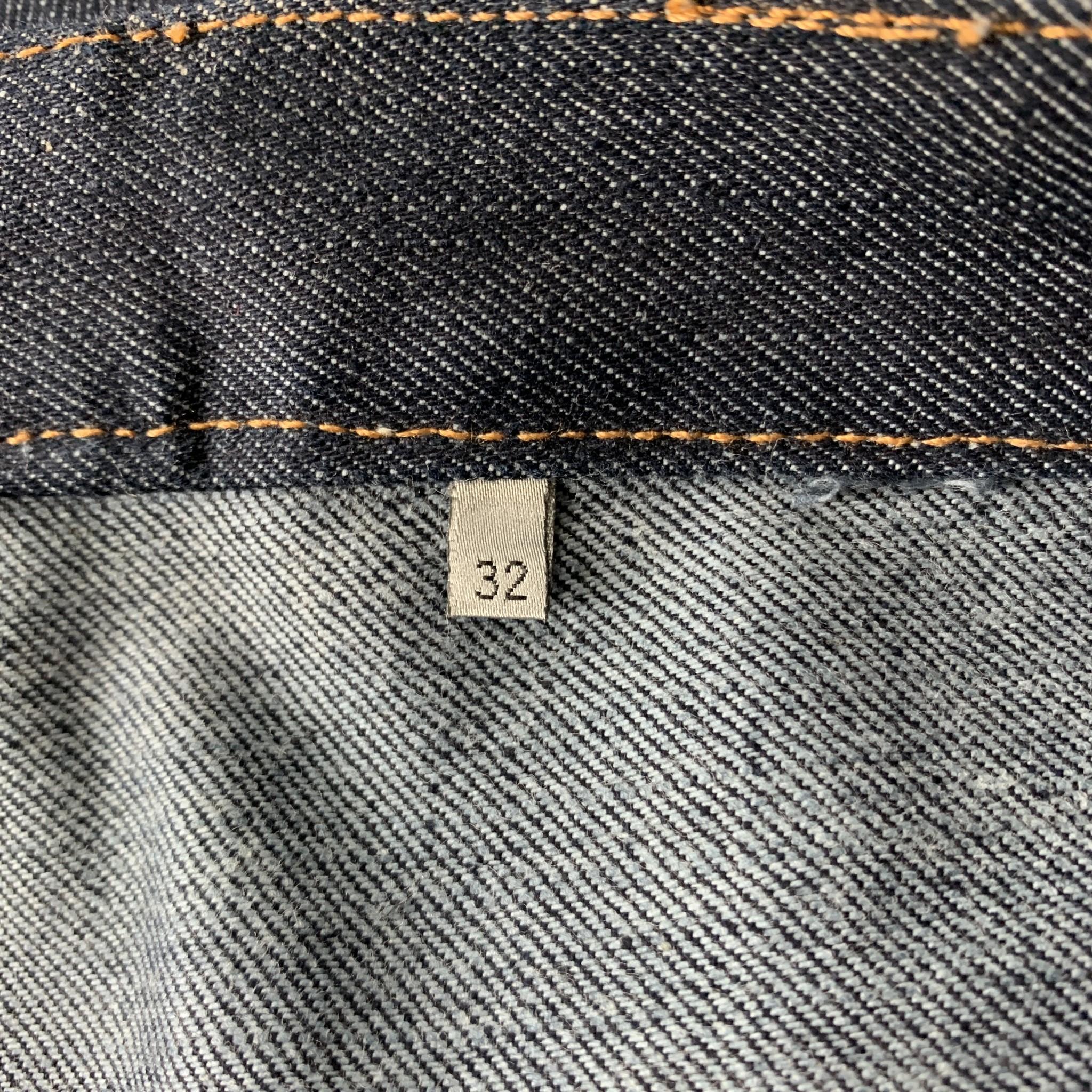 mens contrast stitch jeans
