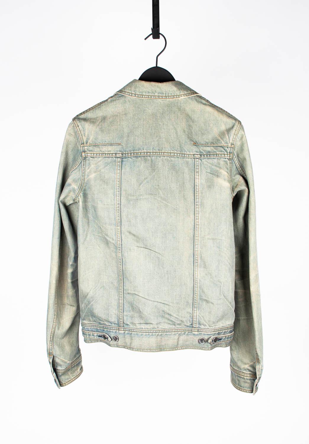 De los hombres Dior Homme SS04 Chaqueta vaquera colección Strip Hombre Chaqueta Talla 54/Slim Grande