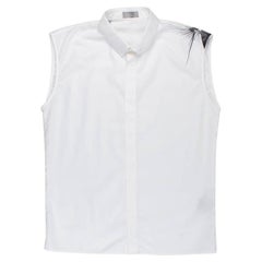 Dior Homme SS04 Strip Sleevless Men Top Shirt 