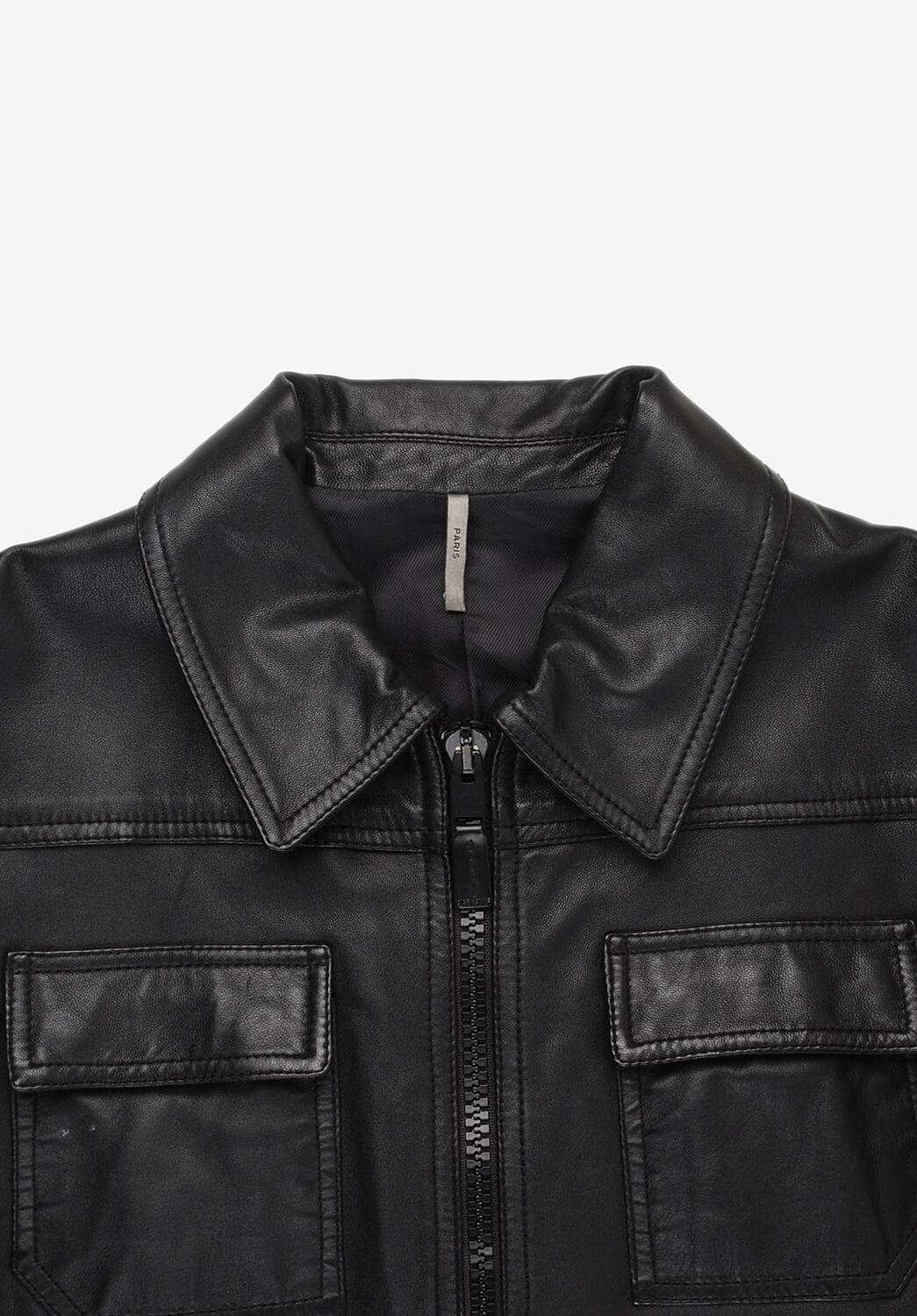 Dior Homme SS07 Leather Jacket by Hedi Slimane For Sale at 1stDibs