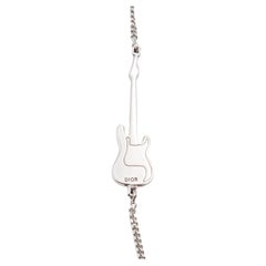 Dior Homme SS2005 .925 Silver Guitar Necklace