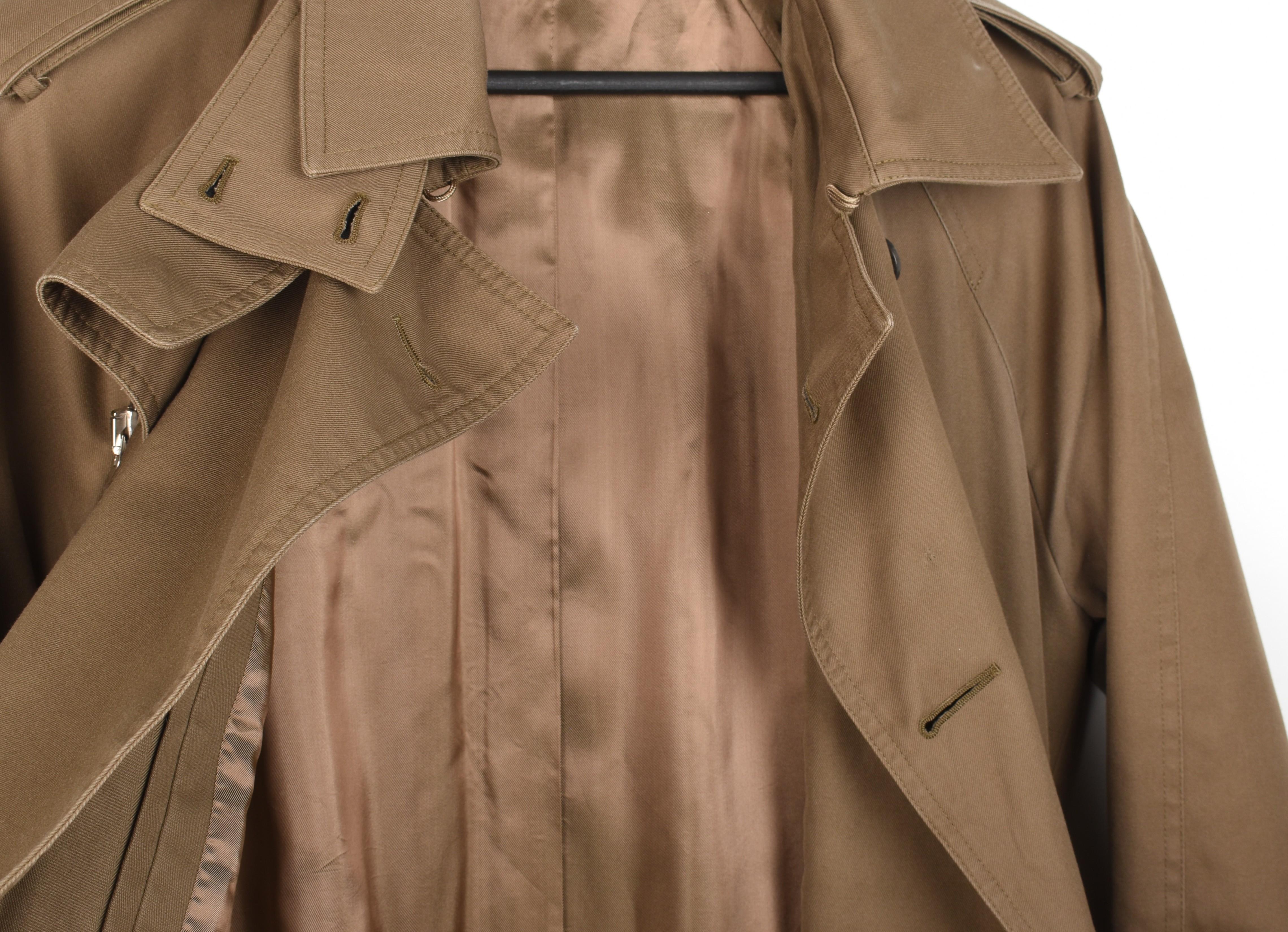 Dior Homme Trench by Hedi Slimane Uomo Cappotto Taglia IT46/M, S1370 in vendita 9