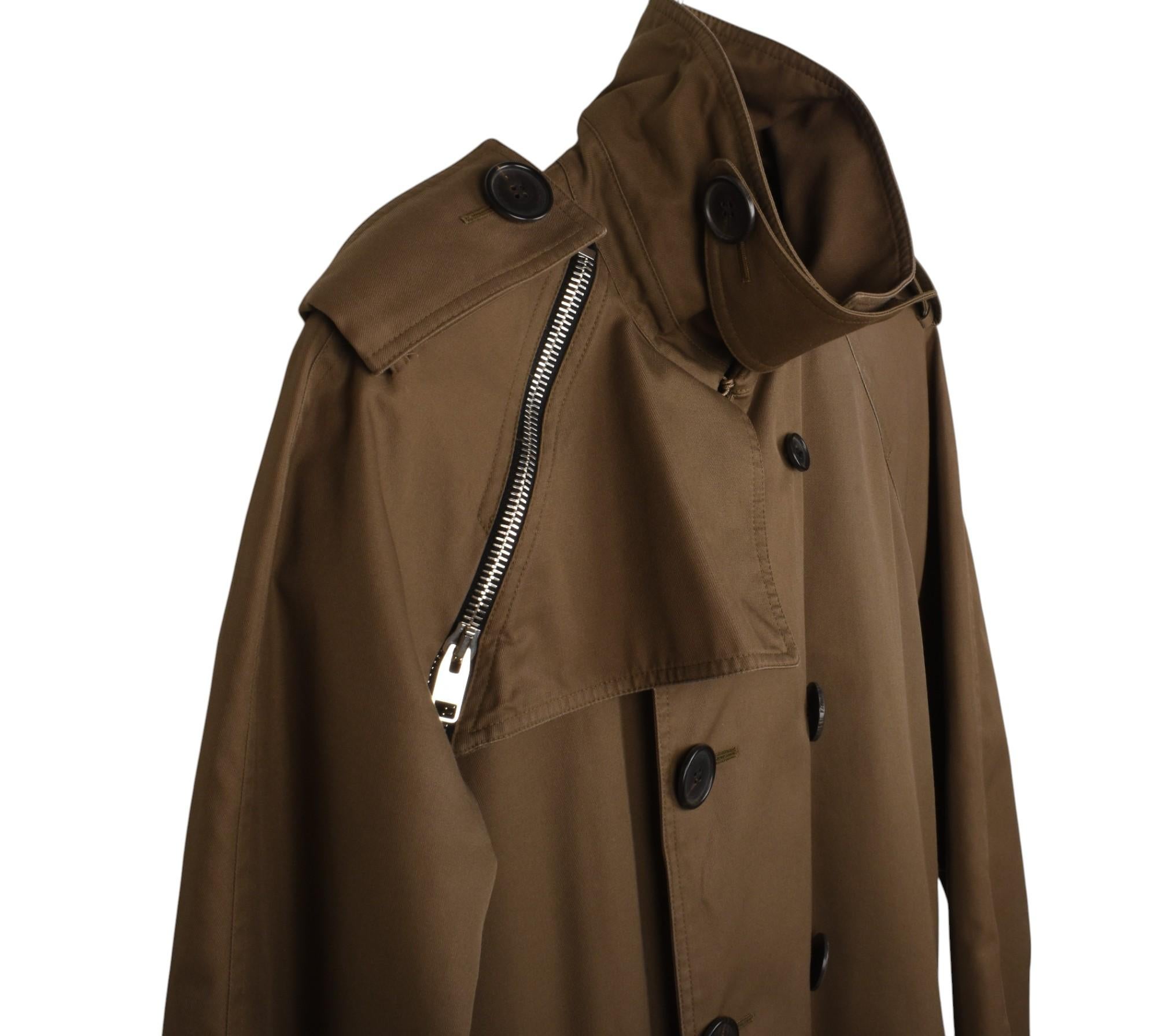 Dior Homme Trench by Hedi Slimane Uomo Cappotto Taglia IT46/M, S1370 in vendita 1