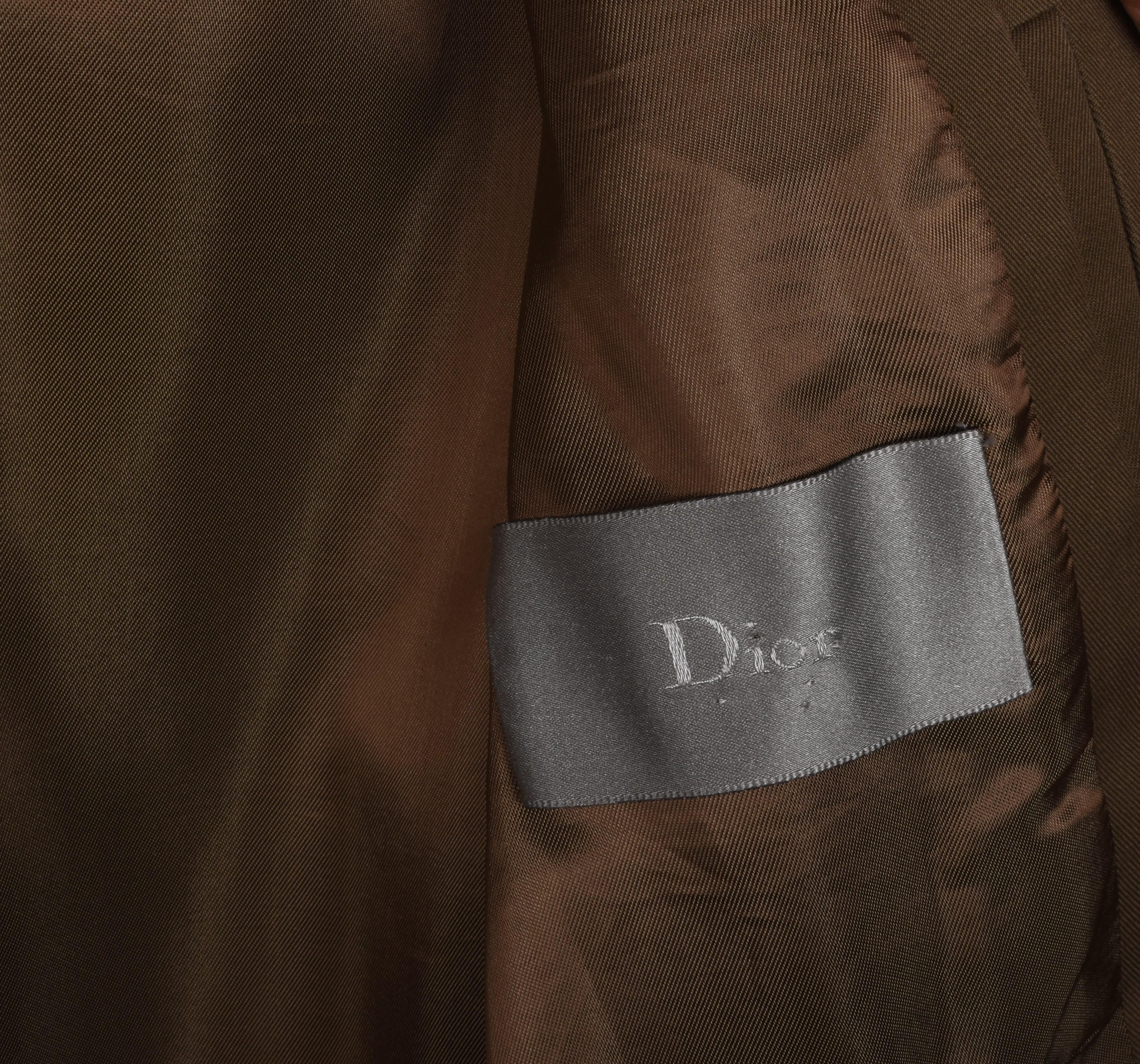 Dior Homme Trench by Hedi Slimane Uomo Cappotto Taglia IT46/M, S1370 in vendita 4