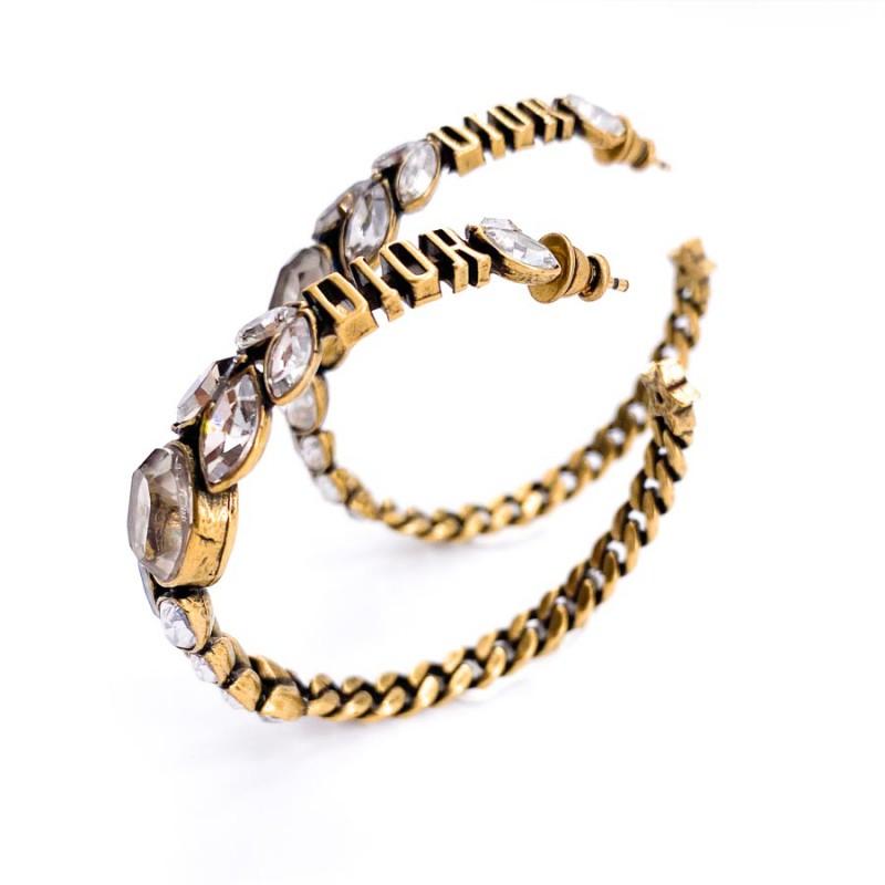 dior earrings hoops