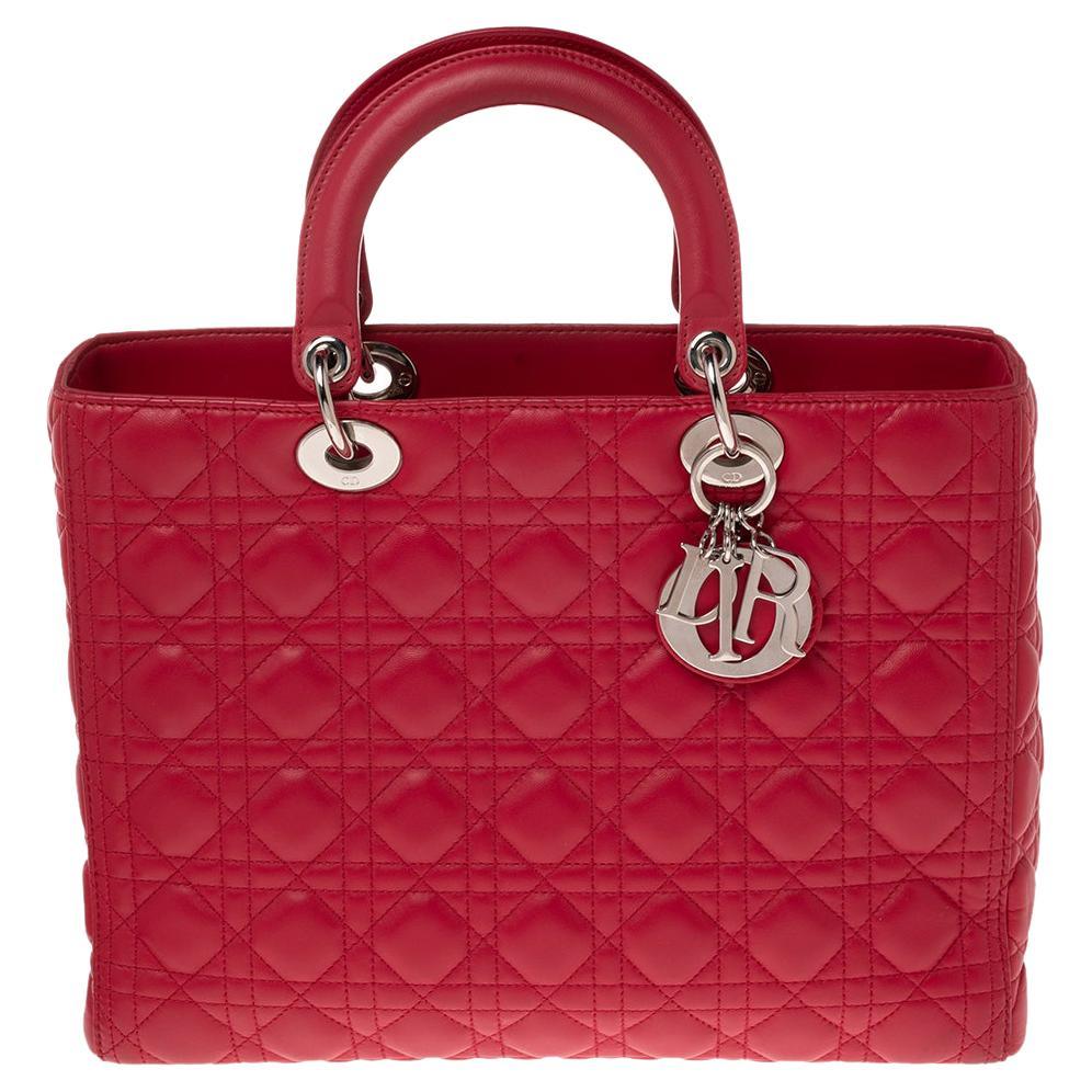 hot pink dior bolsa