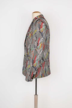 Dior Houndstooth Pattern Men's Jacket