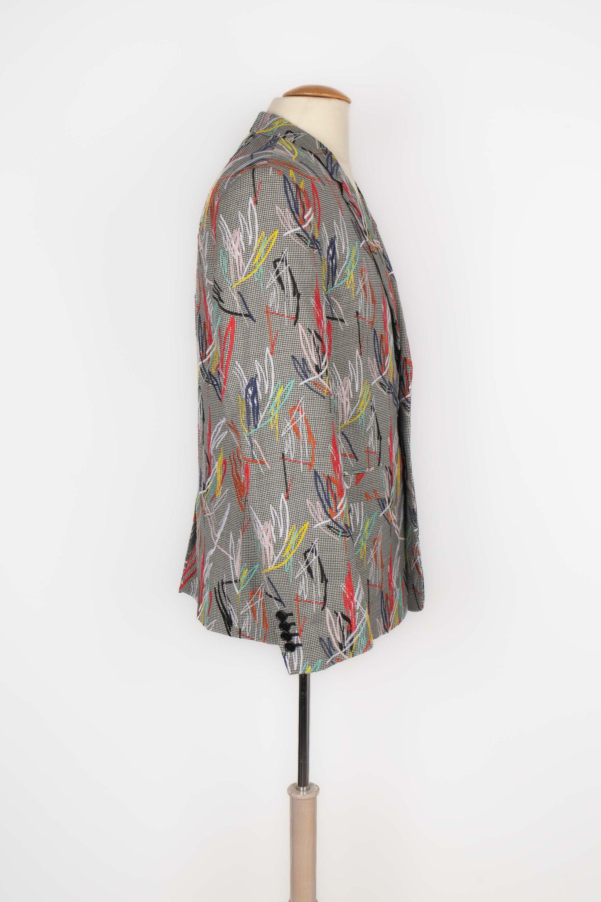 Dior Herrenjacke mit Hahnentritt-Muster im Zustand „Hervorragend“ im Angebot in SAINT-OUEN-SUR-SEINE, FR