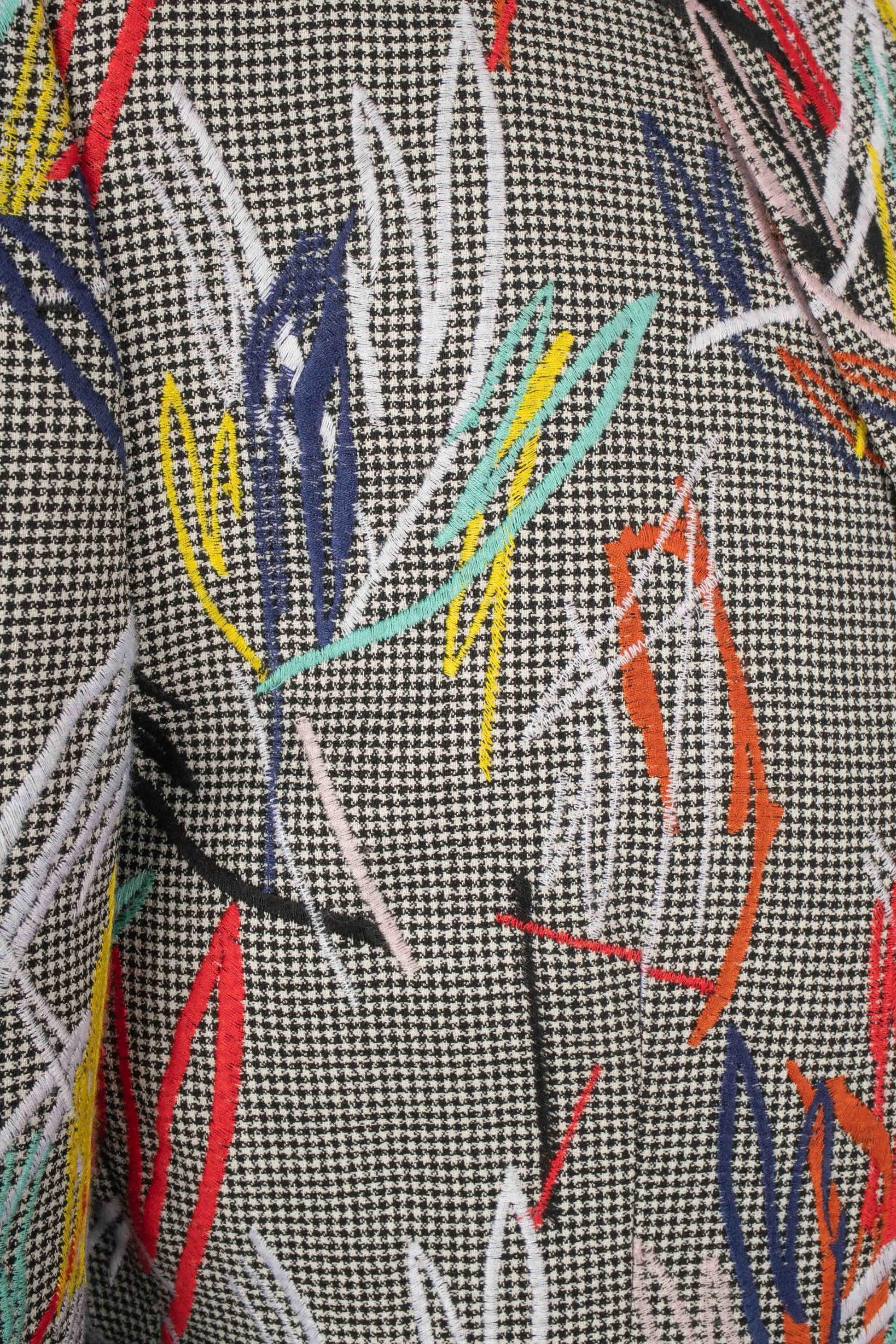 Dior Herrenjacke mit Hahnentritt-Muster im Angebot 4