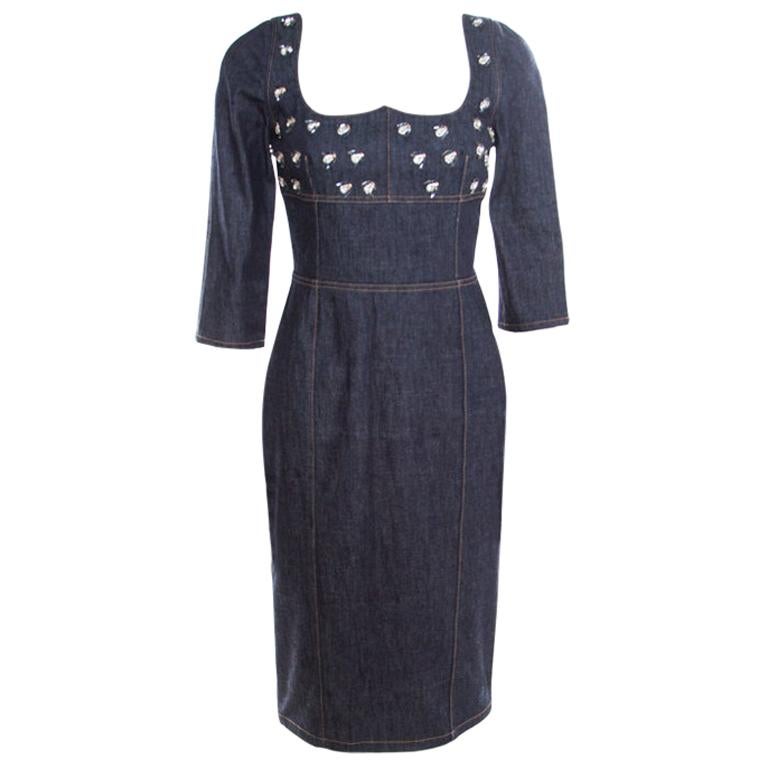 Christian Dior Boutique 1950s Polka Dot Day Dress For Sale at 1stDibs ...