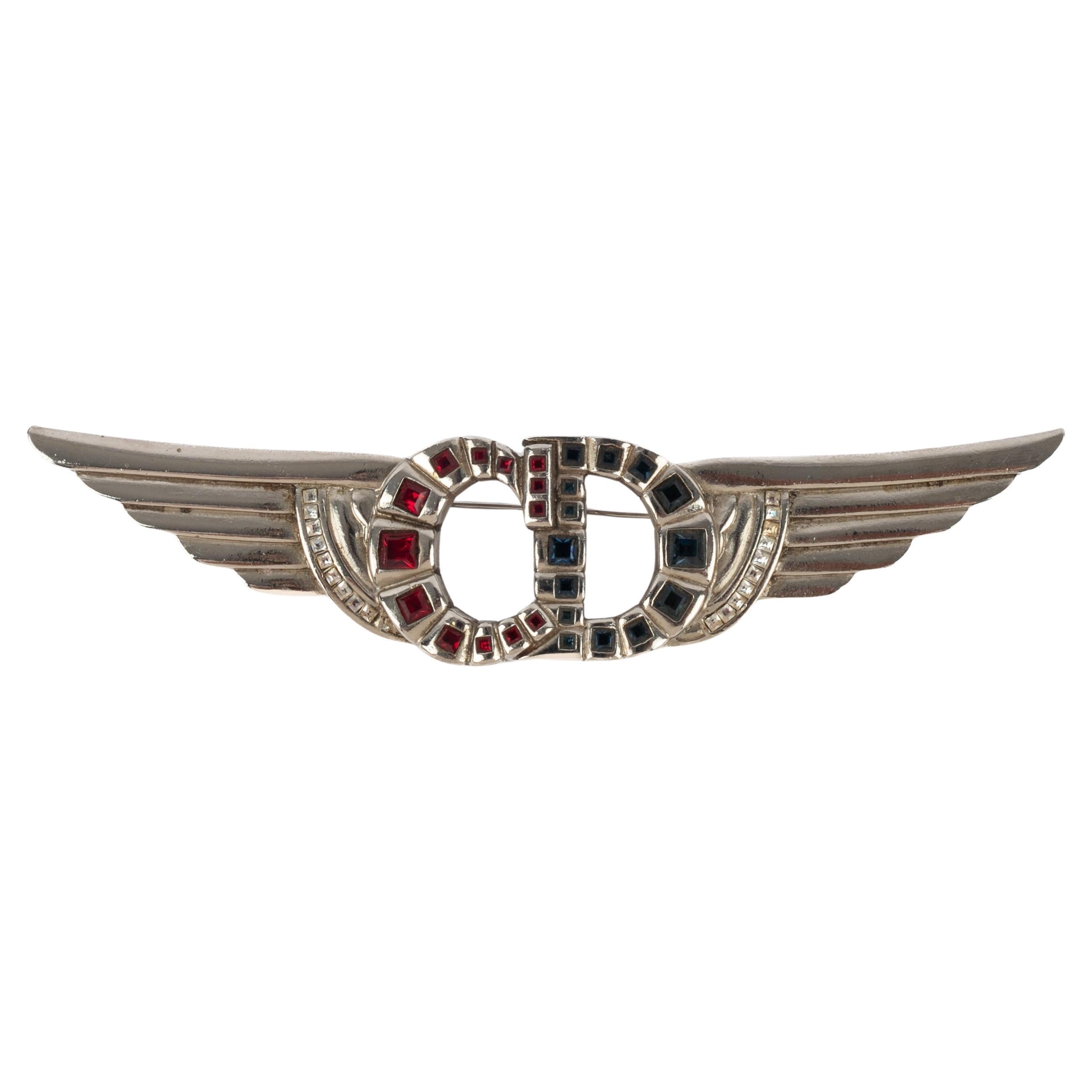 Dior 'insignia' brooch For Sale