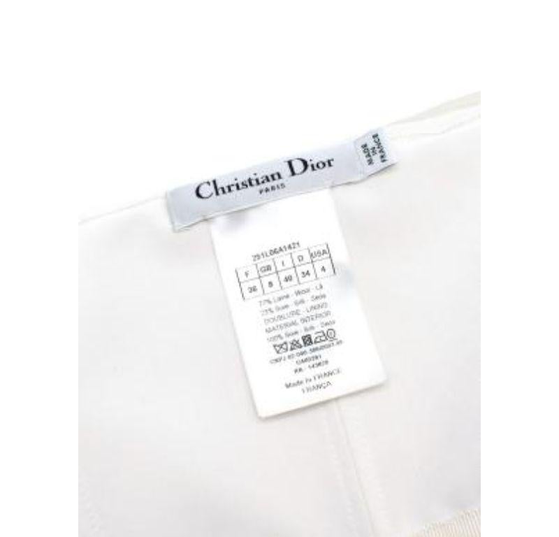 Women's Dior Ivory Jardin d'Hiver Strapless Gown For Sale