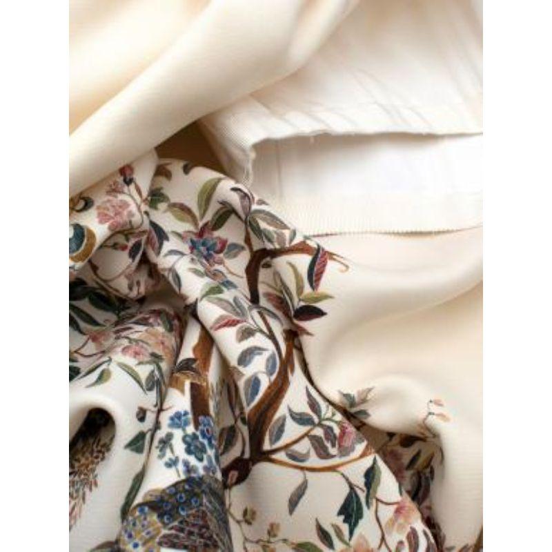Dior - Robe sans bretelles Jardin d'Hiver ivoire en vente 4