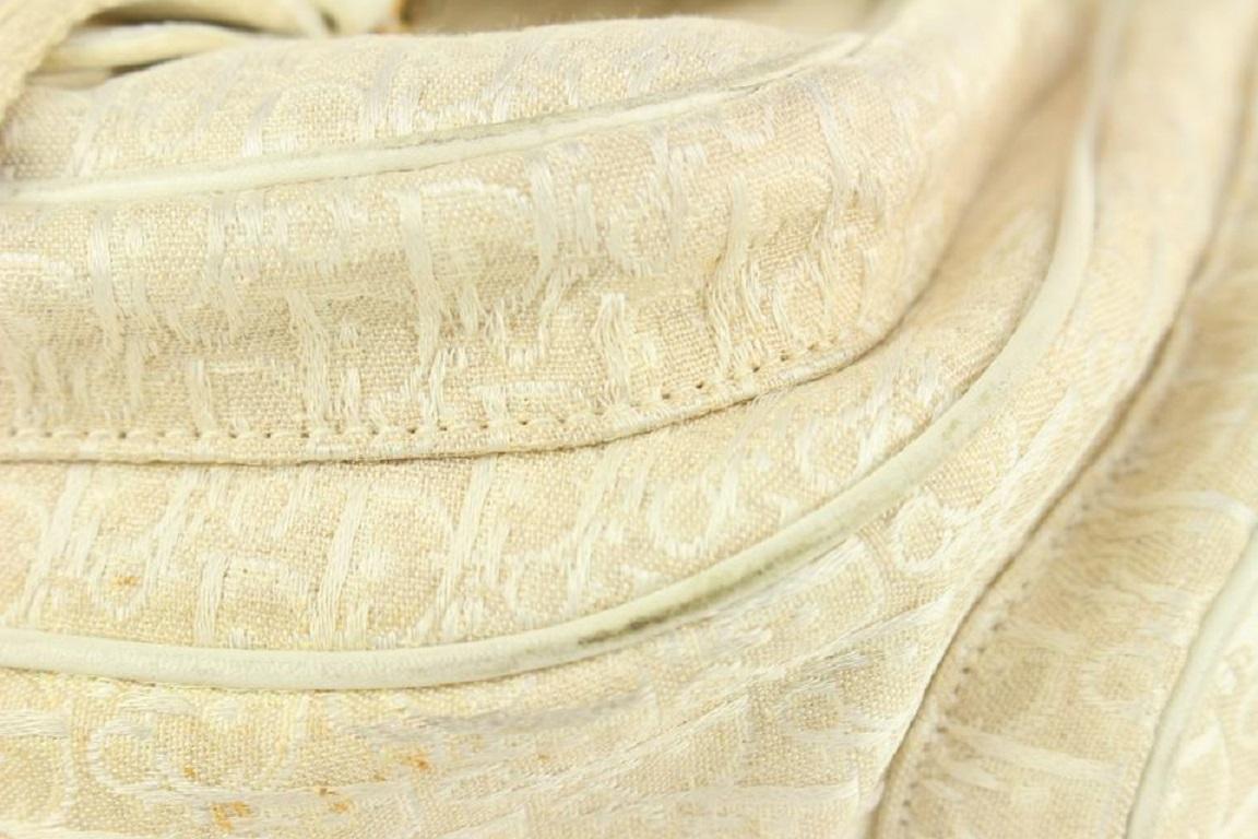 Dior Ivory Monogram Trotter Twin Pocket Saddle Shoulder Bag 104da48 6