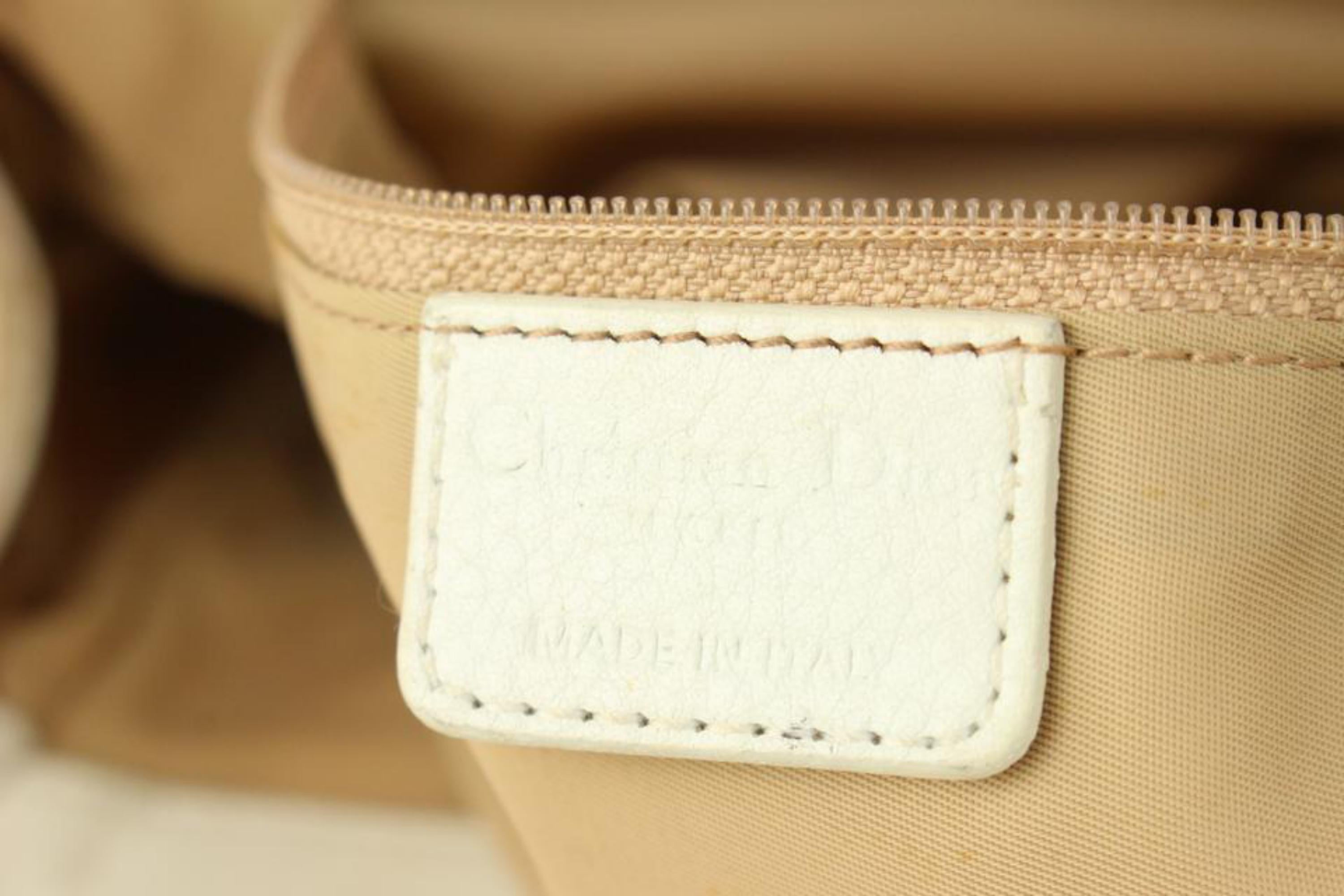 Dior Ivory Monogram Trotter Twin Pocket Saddle Shoulder Bag 104da48 4