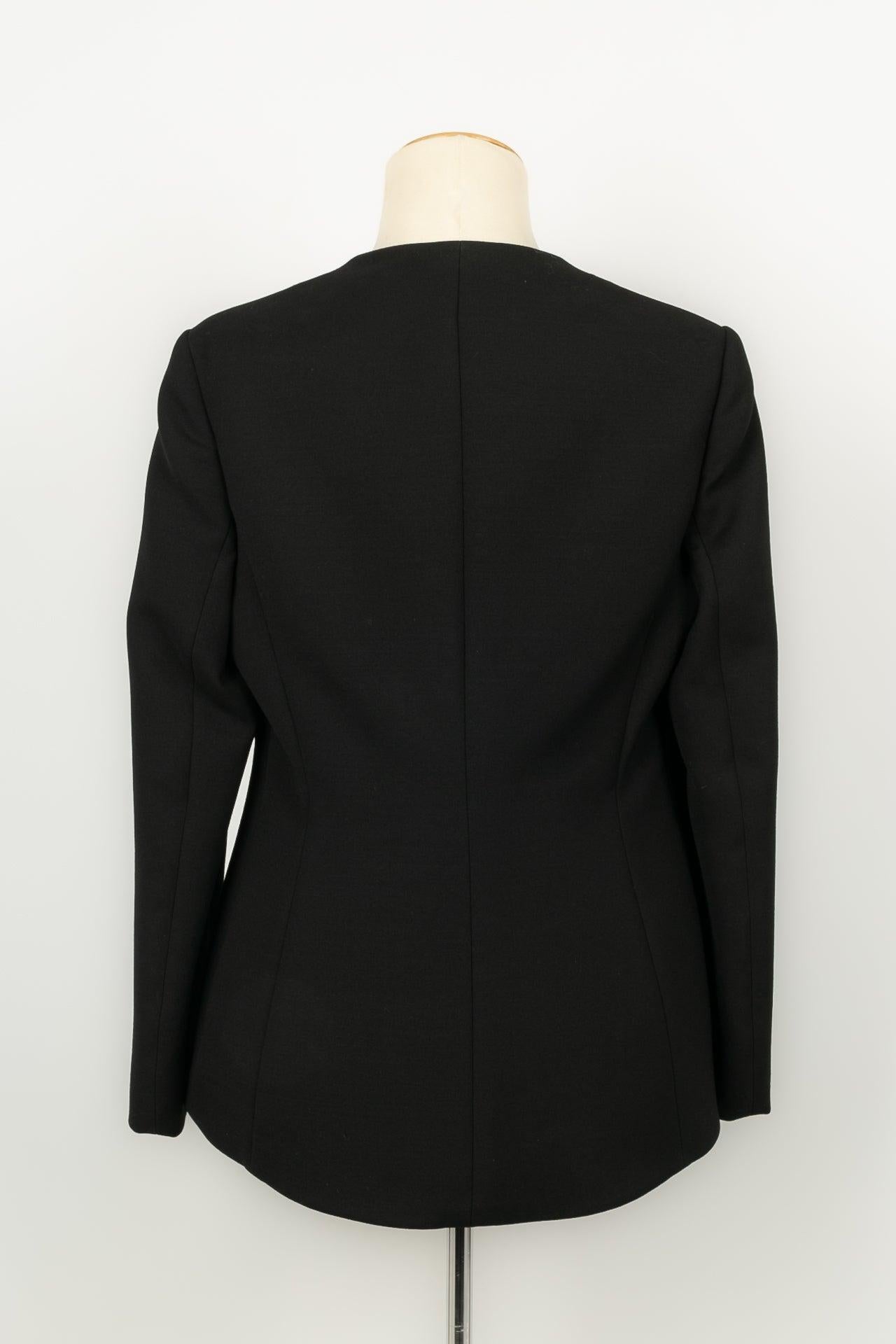 Noir Veste Dior en laine noire en vente