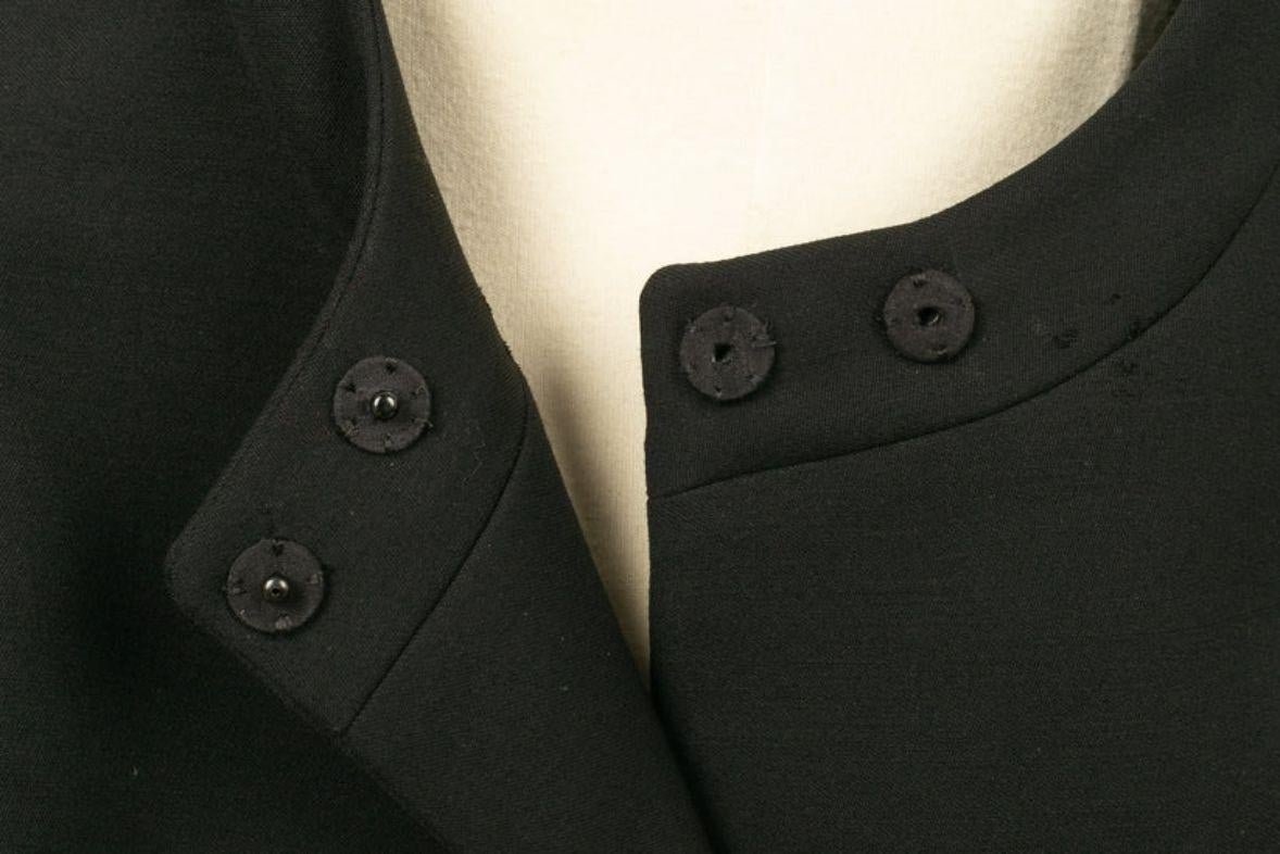 Dior Jacket in Black Wool For Sale 3