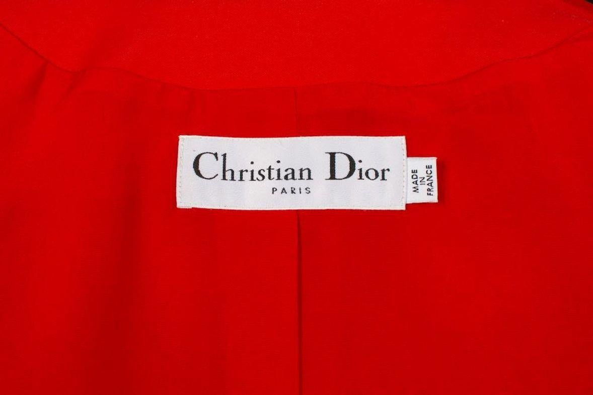 Dior Jacket in Virgin Wool and Silk Lining For Sale 4
