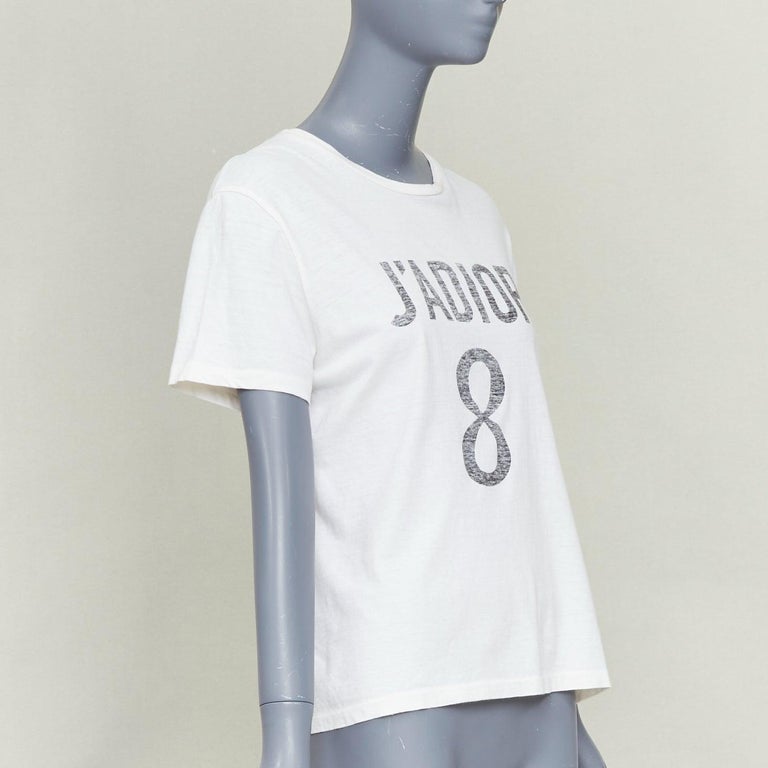 DIOR J'Adior 8 off white linen grey printed logo CD bee logo