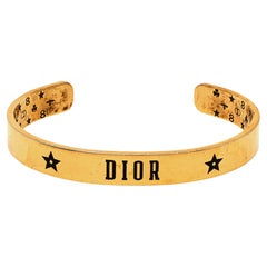 Dior Jadior Revolution Enamel Gold Tone Bracelet
