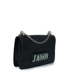DIOR, J'adior Shoulder bag in Black Leather