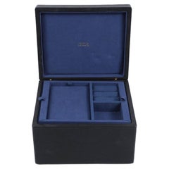 Dior Jewellery Box Navy Blue Leather