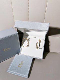 Dior Jewelry Bois de Rose Large‑Hoop Earrings