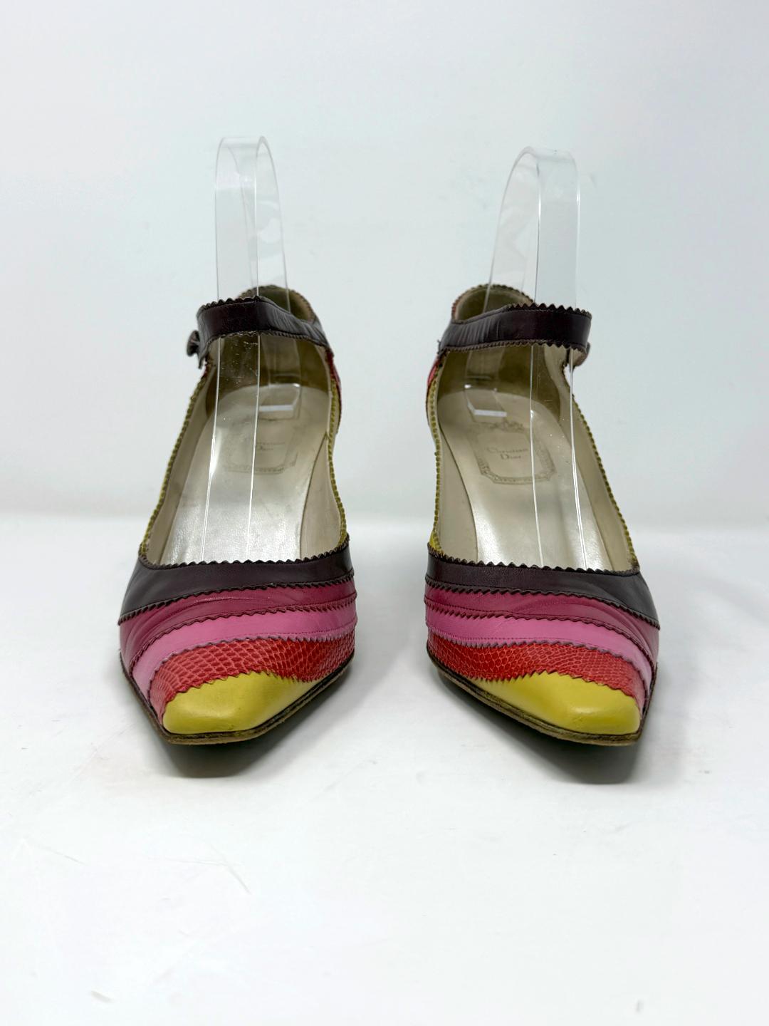 Dior John Galliano FW1998 Runway Mary Jane Pumps Archive Heels EU