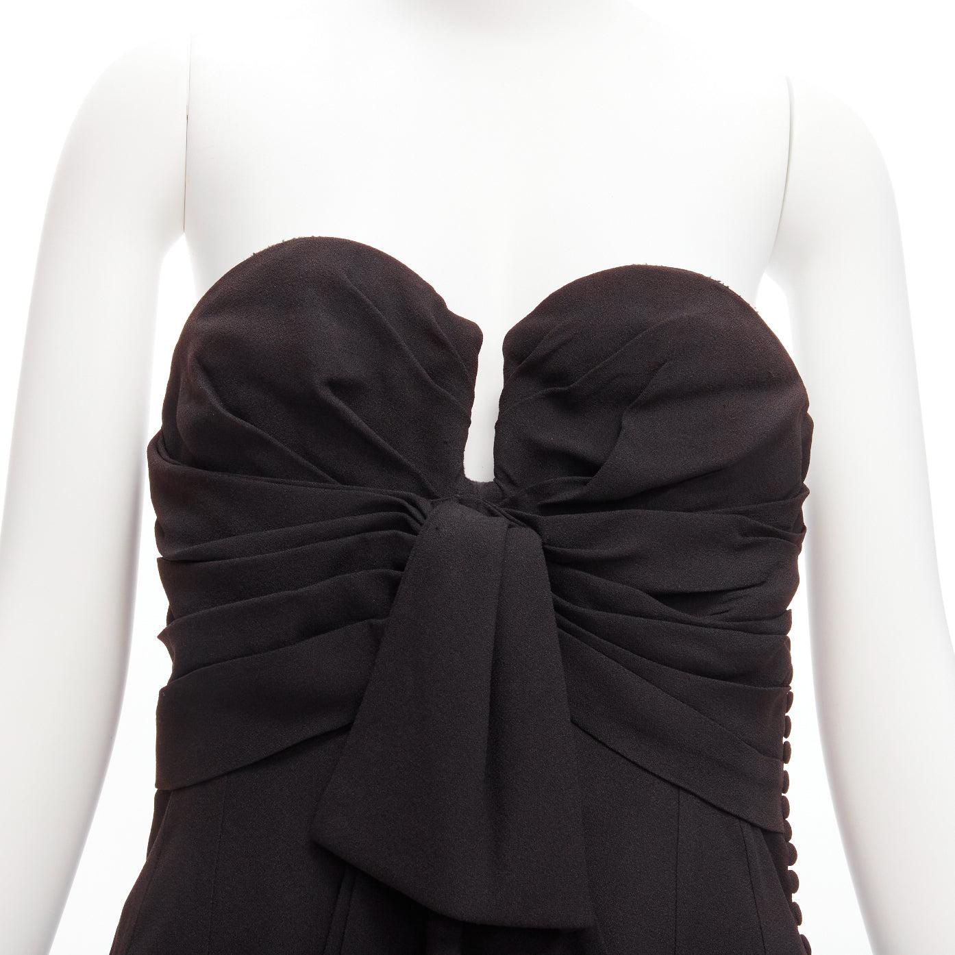 CHRISTIAN DIOR John Galliano Vintage U wired neckline strapless goddess dress FR38 M
Reference: TGAS/D00364
Brand: Christian Dior
Designer: John Galliano
Material: Acetate, Viscose
Color: Black
Pattern: Solid
Closure: Button
Lining: Black