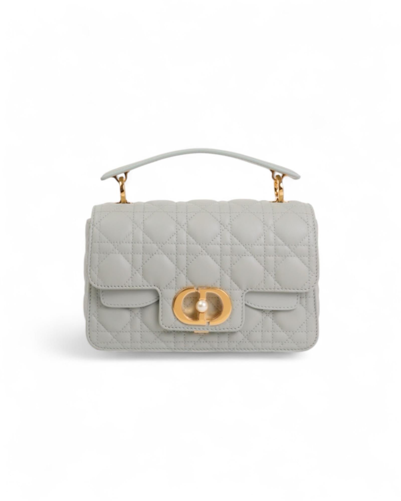 Dior Jolie Small Cannage Pistachio Green For Sale 7
