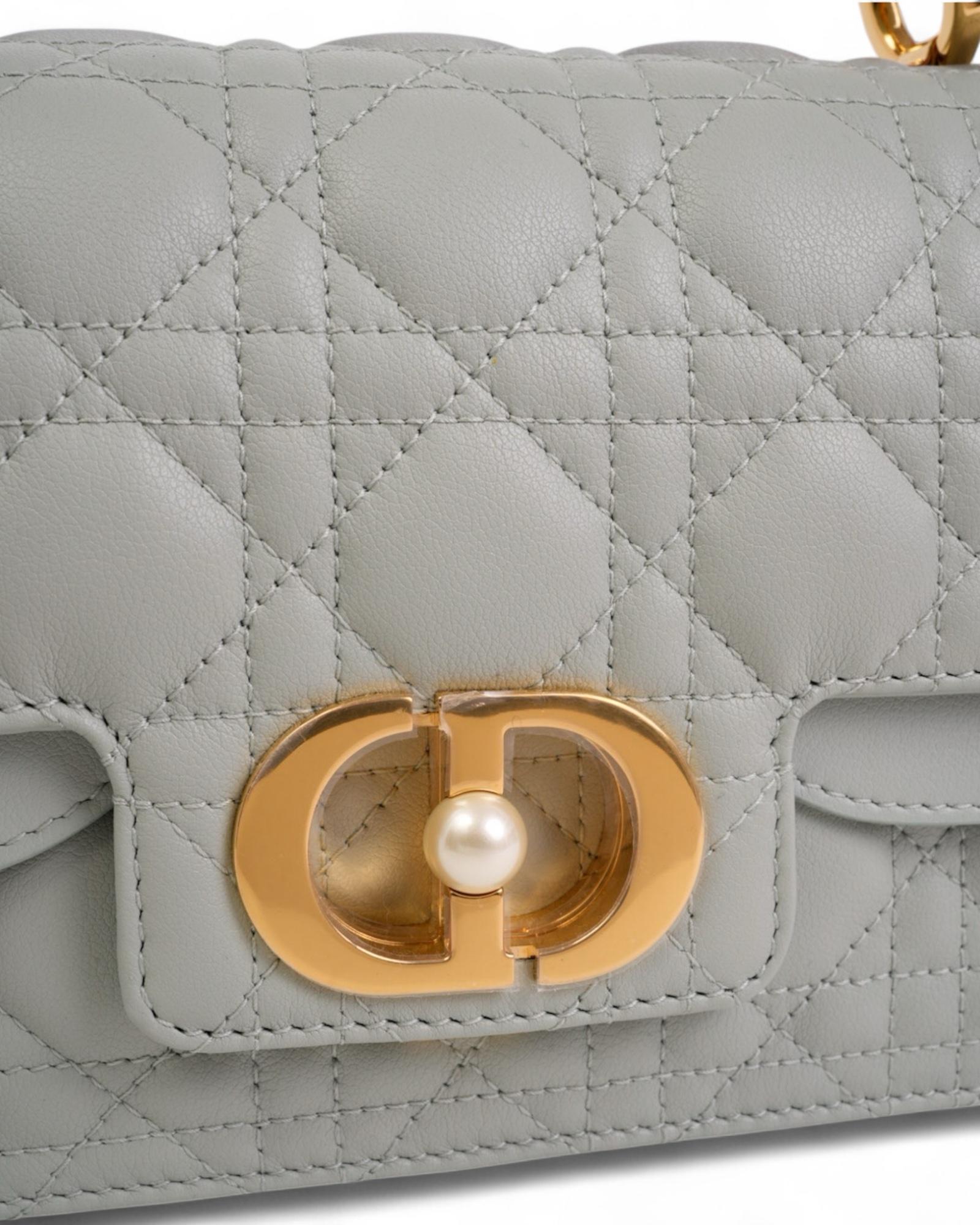 Dior Jolie Small Cannage Pistachio Green For Sale 1