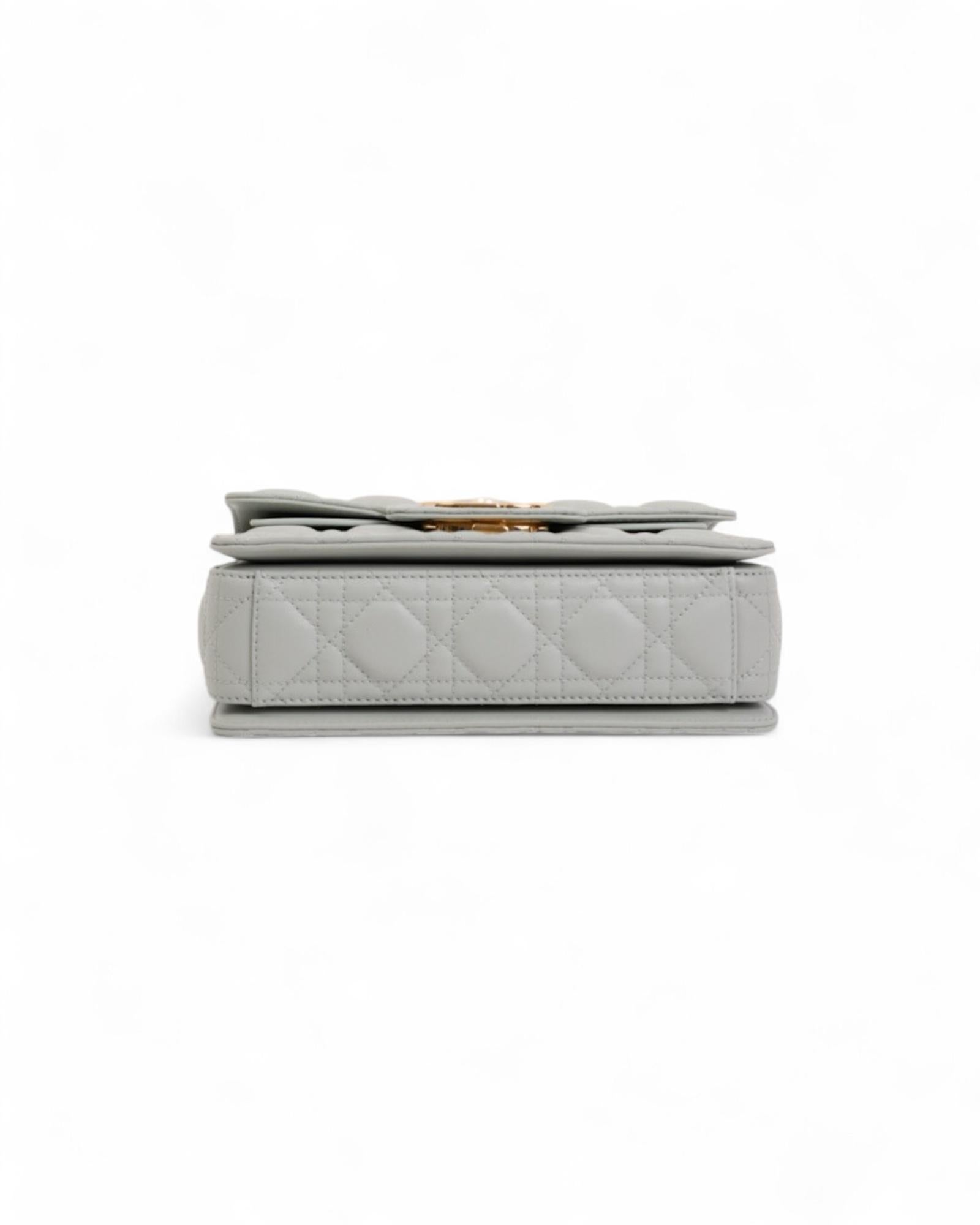 Dior Jolie Small Cannage Pistachio Green For Sale 2