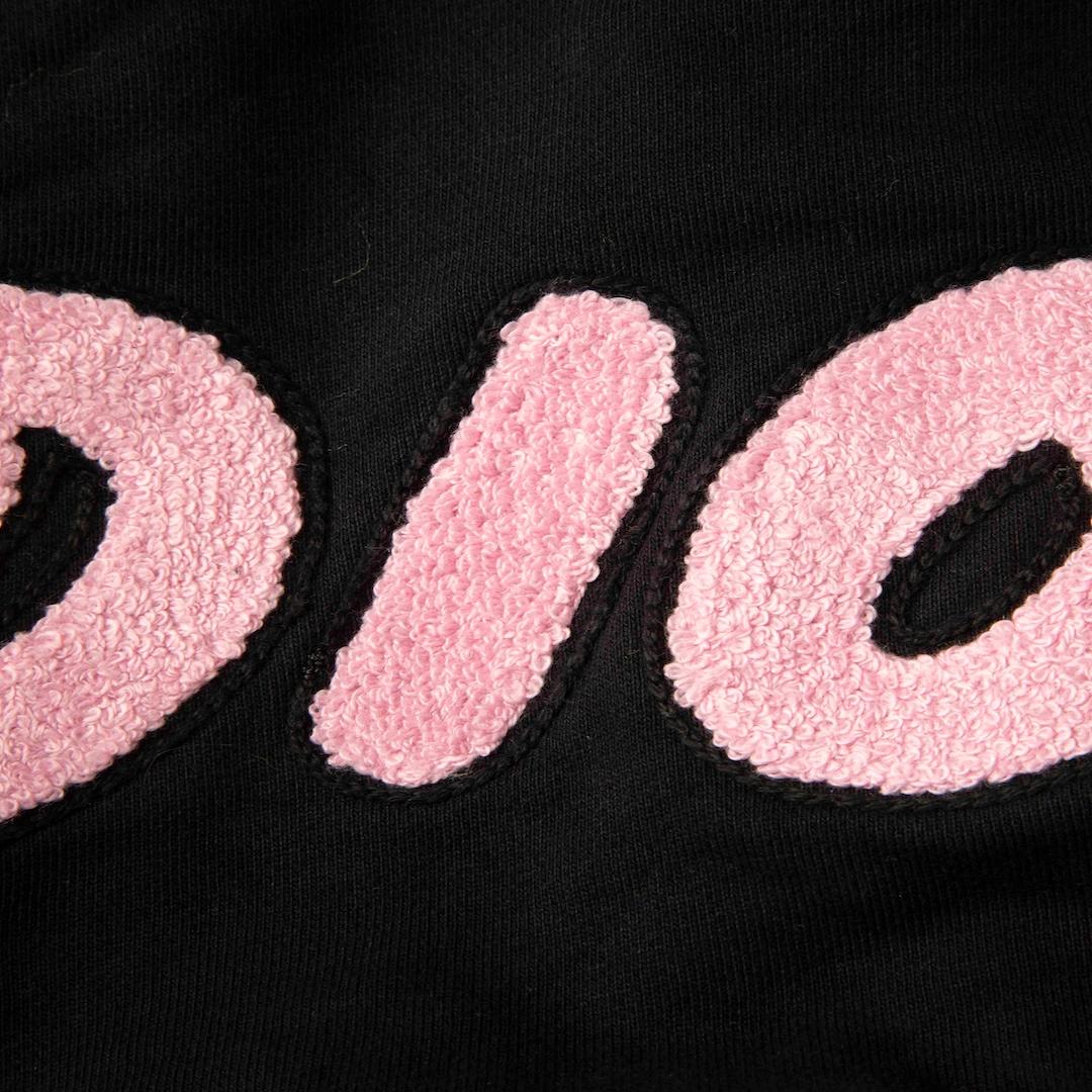 De las mujeres Dior KAWS x Dior Sudadera Cuello Redondo Bordado Logo Negro Talla S