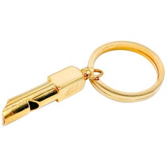 DIOR Keyring Vintage 1970s Whistle