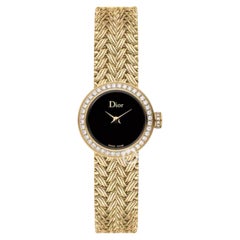 Dior LA D DE DIOR CD040150M005 18K Yellow Gold Diamond Ladies Watch