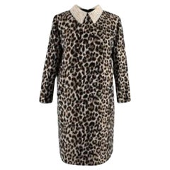 Dior Lace Collar Leopard Dress