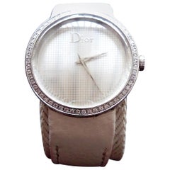 Dior Ladies Stainless Steel Diamond La D de Dior Quartz Wristwatch