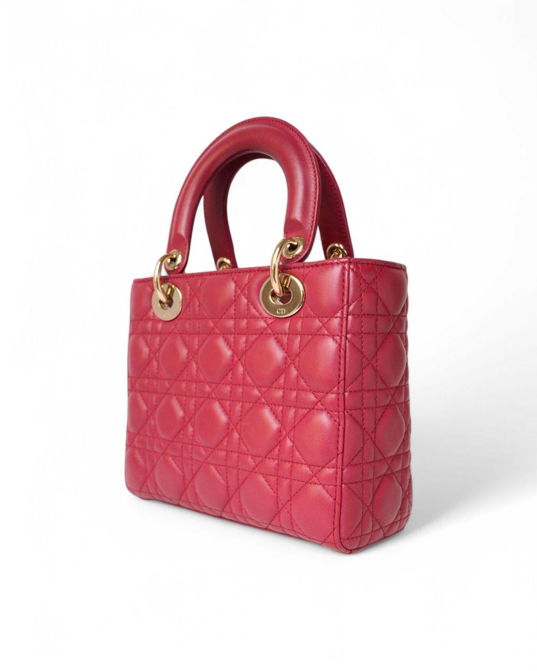 Women's Dior Lady ABCDior Small Red For Sale