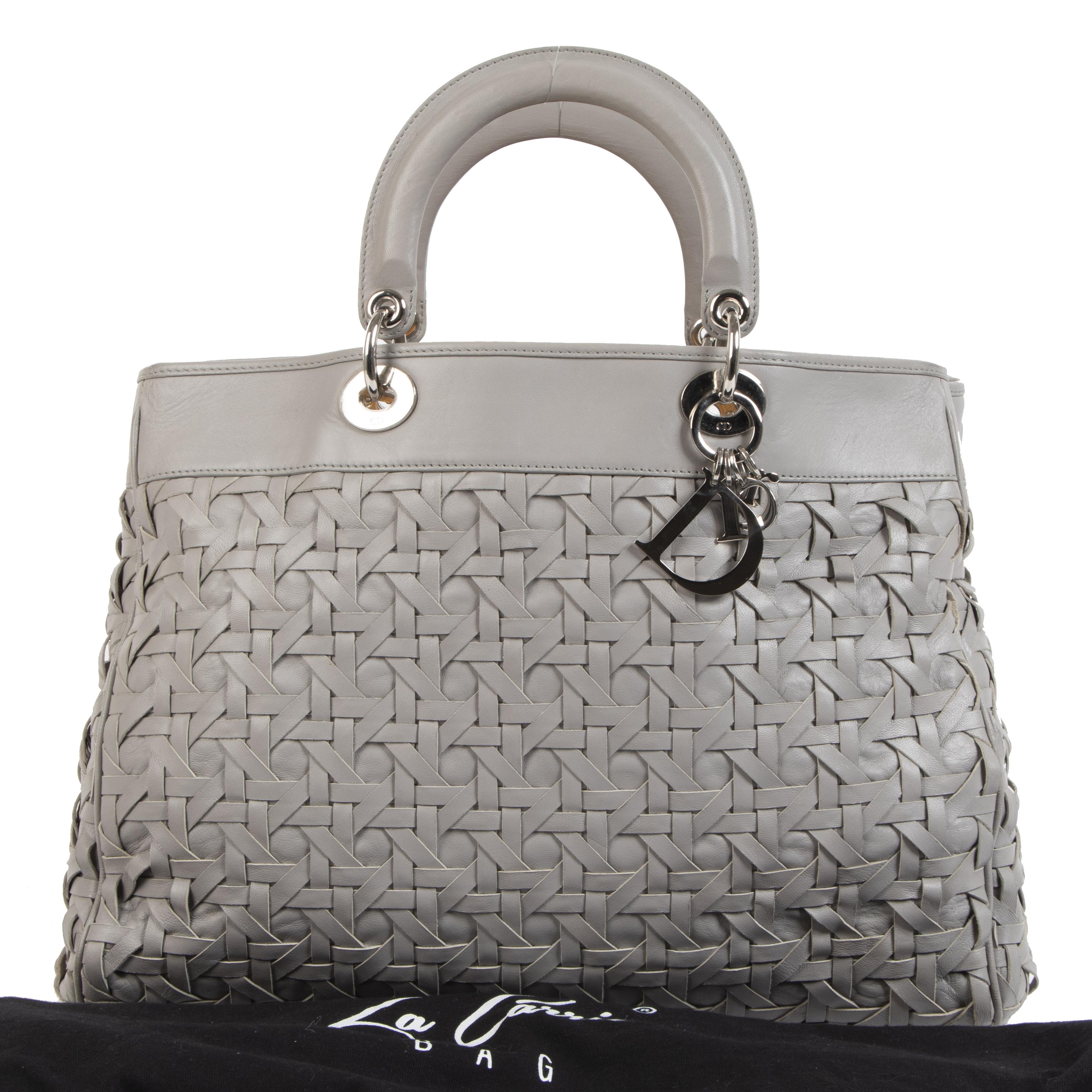 Dior Lady Dior Avenue Grey Tote Bag For 