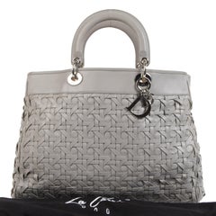 Dior Lady Dior Avenue Grey Tote Bag