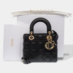 Dior Lady Dior Handbag Black