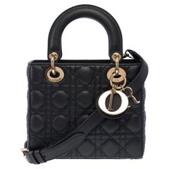 Dior Lady Dior Handbag Black