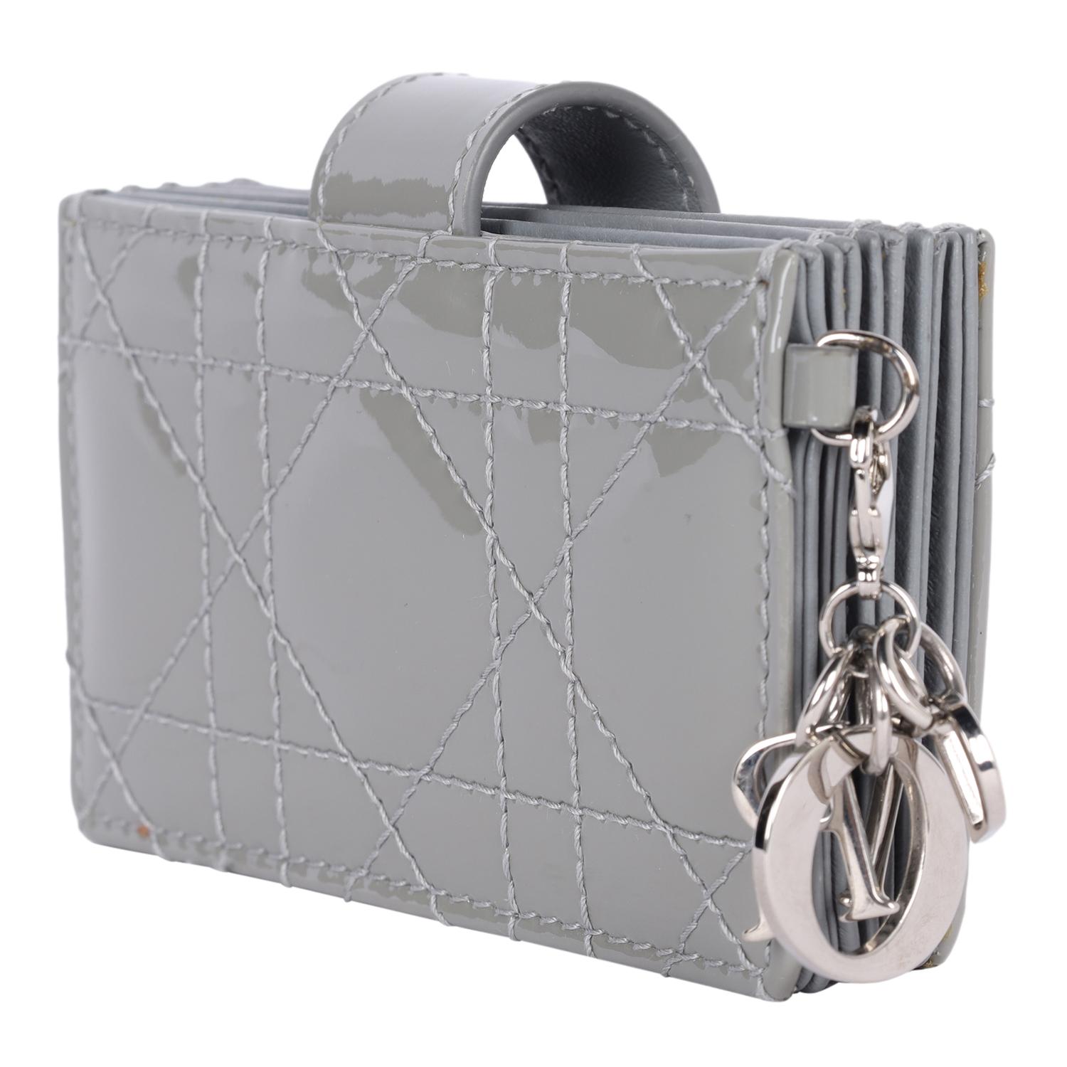 DIOR Lady Dior Jasmine Card Holder For Sale 2